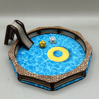 dice tray swimming pool