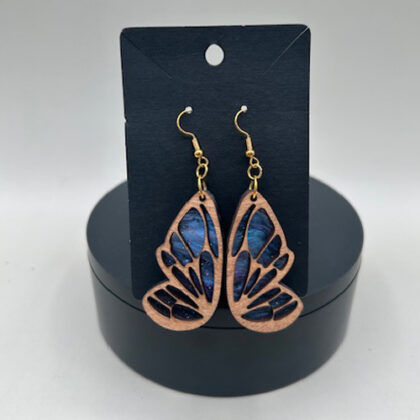 butterfly wing earrings
