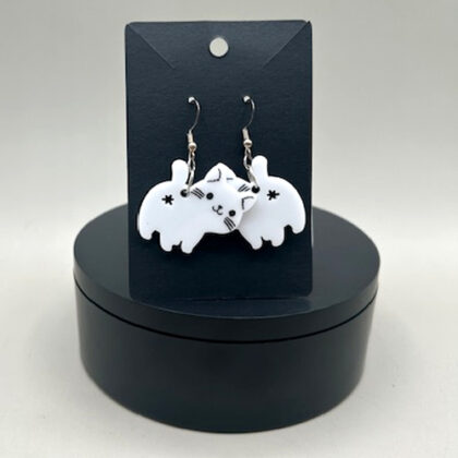 cat butt earrings