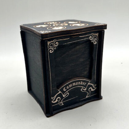 deck box: commander