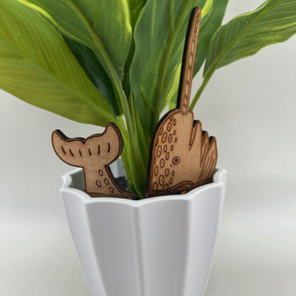 plant stakes - narwhal