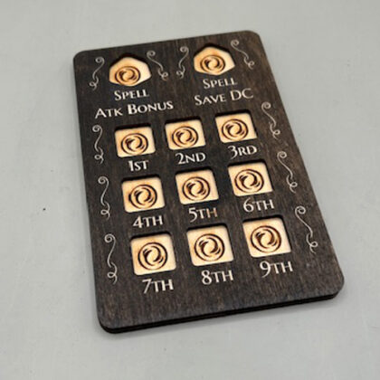 spell slot tracker - espresso