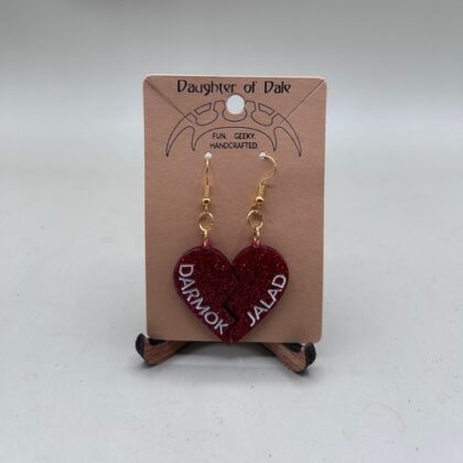 best friends earrings
