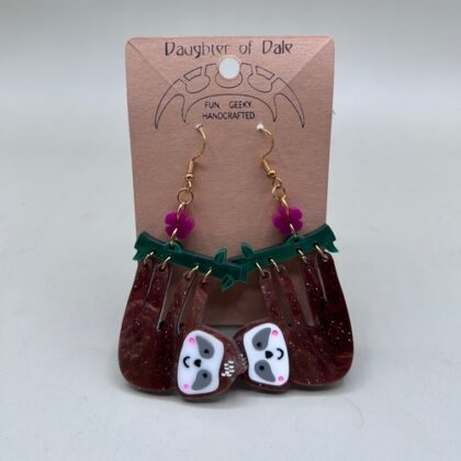 sloth earrings