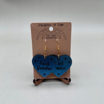 fuck gender earrings