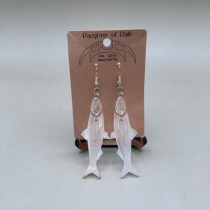 ghost fish earrings