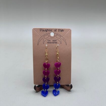 pride - bisexual hearts
