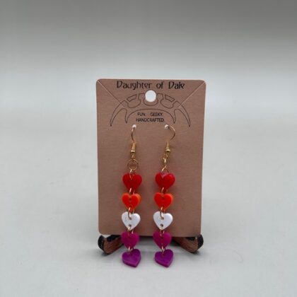 pride - lesbian hearts