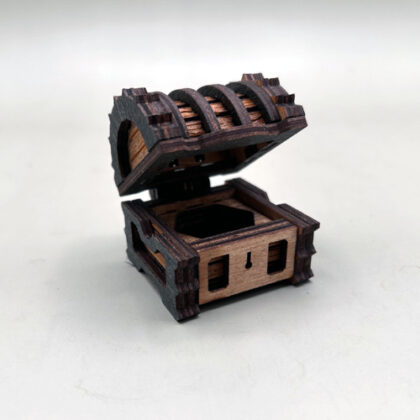 mini chest dice box
